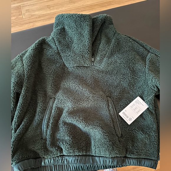 Athleta Jackets & Blazers - Athleta Green Fleece Jacket